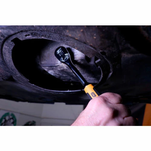 Gearwrench® 90 Tooth Dual Material Teardrop Ratchet with 3/8" Drive Tang, 9"L 5 Gearwrench® 90 Tooth Dual Material Teardrop Ratchet with 3/8" Drive Tang, 9"L - Image 3