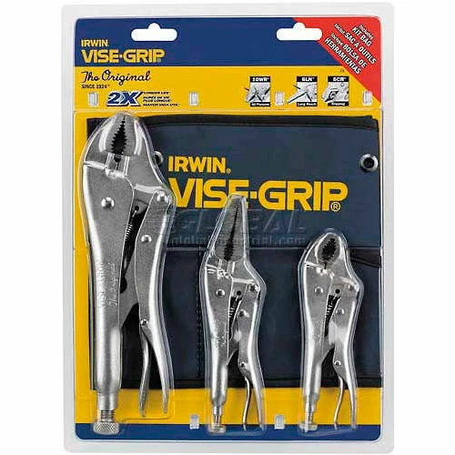 IRWIN Tools IRWIN VISE-GRIP® 73 3 Piece The Original™ Locking Plier Set W/ Pouch 14 IRWIN Tools IRWIN VISE-GRIP® 73 3 Piece The Original™ Locking Plier Set W/ Pouch - Image 12