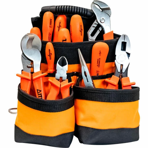 Jameson Tools 1000V Insulated Electrician's Pouch Tool Kit, 13-Piece 4 Jameson Tools 1000V Insulated Electrician's Pouch Tool Kit, 13-Piece - Image 2