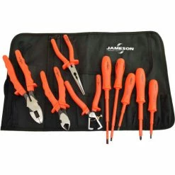 Jameson Tools 1000V Insulated Basic Electrician's Tool Kit, 9-Piece