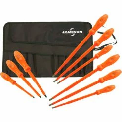 Jameson Tools 1000V Insulated Screwdriver Set, 9-Piece