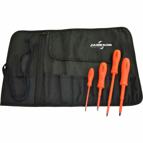 Jameson Tools 1000V Insulated Screwdriver Set, 4-Piece 3 Jameson Tools 1000V Insulated Screwdriver Set, 4-Piece
