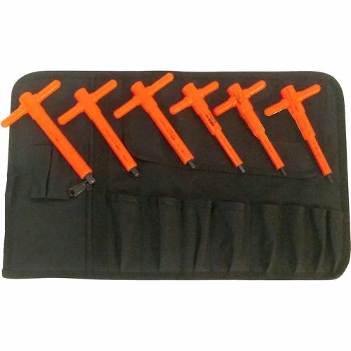 Jameson Tools 1000V Insulated Metric T-Handle Hex Key Set, 6-Piece 3 Jameson Tools 1000V Insulated Metric T-Handle Hex Key Set, 6-Piece