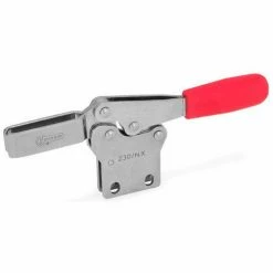 J.W. Winco GN820.1-NI U-Bar Horizontal Toggle Clamp, 820.1-130-N-NI, Size 130, Stainless Steel