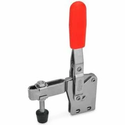 J.W. Winco 810.1 Vertical Acting Toggle Clamp Vertical Mounting Base, Stainless Steel, Size 130