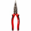 Tripplet Triplett 6-in-1 Multifuctional Pliers, 8-1/2" Nose, Chrome Vanadium/Thermoplastic Grip -Hand Tools popular store JWL TT 290