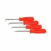 K-Tool International Pick Set-4 Piece W/ Neon Orange Handles
