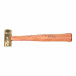 K-Tool International K-Tool KTI-71714 Brass Hammer W/ Hickory Handle - 1 Lb.