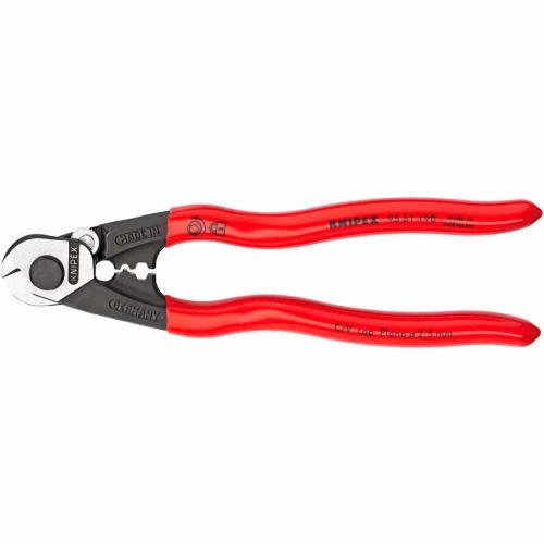 KNIPEX® 95 61 190 SBA Wire Rope Cutters 7-1/2" OAL 3 KNIPEX® 95 61 190 SBA Wire Rope Cutters 7-1/2" OAL