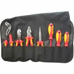 KNIPEX® 9K 98 98 27 US 7 Pc Pliers / Screwdriver Insulated Tool Set 1,000V, Nylon Pouch