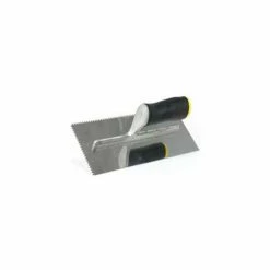 M-D Building Products M-D Premium Trowel, 20061, 1/8"X1/8"X1/16" Flat V-Notch, Silver - Pkg Qty 6