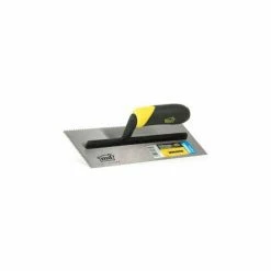 M-D Building Products M-D Premium Trowel, 30000, 3/16"X1/4"X5/16" Flat V Notch, Silver - Pkg Qty 6