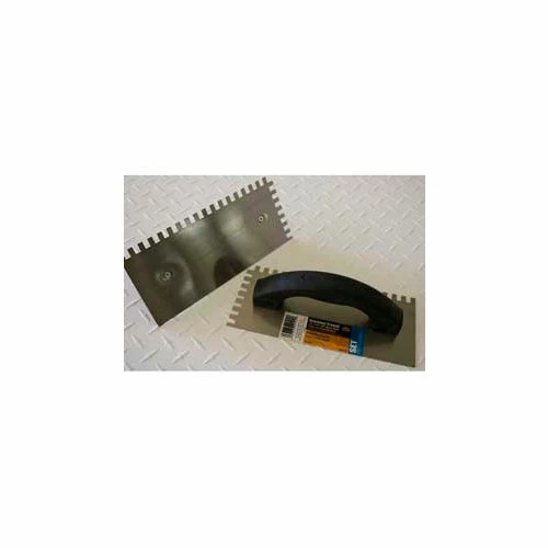 M-D Building Products M-D Econo Trowel, 49102, 1/4"X3/8"X1/4" Sq, Silver - Pkg Qty 12 3 M-D Building Products M-D Econo Trowel, 49102, 1/4"X3/8"X1/4" Sq, Silver - Pkg Qty 12