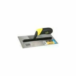 M-D Building Products M-D Premium Trowel, 49116, 1/4"X3/16" "V" Notch, Silver - Pkg Qty 6