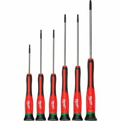 Milwaukee® 48-22-2610 6 Pc. TORX® Precision Screwdriver Set W/ Case -Hand Tools popular store MLW 48 22 2610