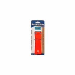 Scraperite Big Gripper Handle with 2 Polycarbonate Blades, Red/Blue, 3-1/2" - SR BG400PC