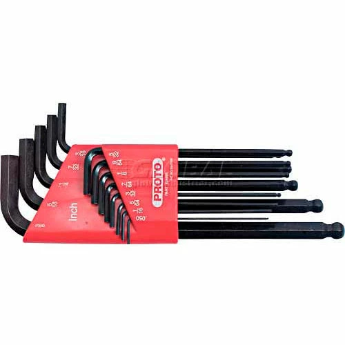 Proto J4995 13 Piece Round Head Hex Key Set 3 Proto J4995 13 Piece Round Head Hex Key Set