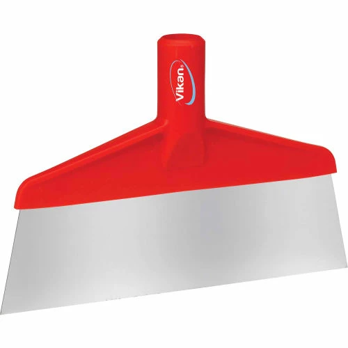 Vikan 29104 Stainless Steel Floor Scraper, Red 3 Vikan 29104 Stainless Steel Floor Scraper, Red