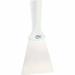 Vikan 40115 4" Stainless Steel Handle Mounted Scraper, White