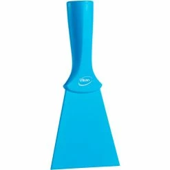 Vikan 40123 Nylon Scraper with Threaded Handle, Blue