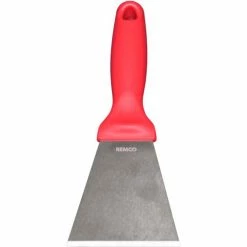 Remco 69724 3" Stainless Steel Scraper, Red