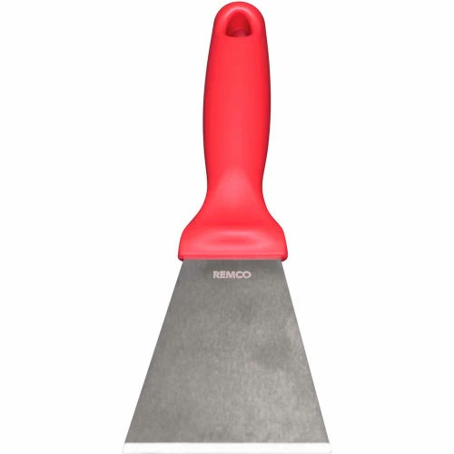 Remco 69724 3" Stainless Steel Scraper, Red 3 Remco 69724 3" Stainless Steel Scraper, Red
