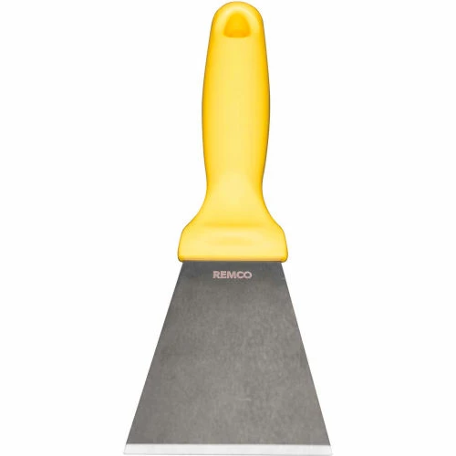 Remco 69726 3" Stainless Steel Scraper, Yellow 3 Remco 69726 3" Stainless Steel Scraper, Yellow