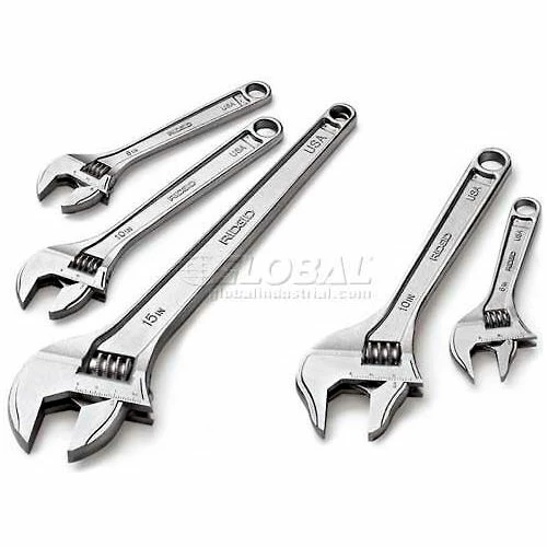 RIDGID® 86922 #765 15" 1-11/16" Capacity Adjustable Wrench 3 RIDGID® 86922 #765 15" 1-11/16" Capacity Adjustable Wrench