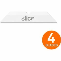 Slice® Replacement Box Cutter Blades, Pointed Tips - 10408 - Pack of 4 -Hand Tools popular store SI3 10408