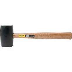 Stanley 51-104 16 oz. 13-1/2" OAL Rubber Mallet - Pkg Qty 2