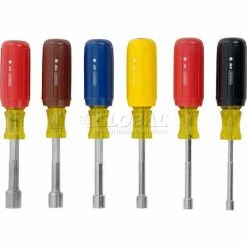 Stanley 62-541 6 Piece Vinyl Grip Fractional Nut Driver Set -Hand Tools popular store SNY 62 541