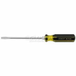 Stanley 66-013-A 100 Plus® Standard Slotted Tip Screwdriver 5/16" x 8"