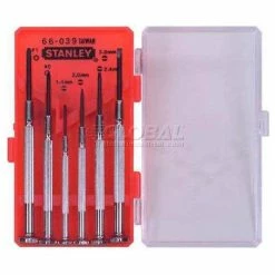 Stanley 66-039 6 Piece Jeweler's Precision Screwdriver Set