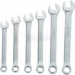 Stanley 85-927 6 Piece Full Polish Combination Wrench Set, 12 Point