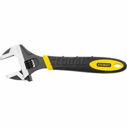Stanley 90-949 Bi-Material Adjustable Wrench, 10" Long