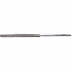 Grobet USA Grobet Needle File Length: 6.25", Cut 0, Knurled Handle Equalling Pattern