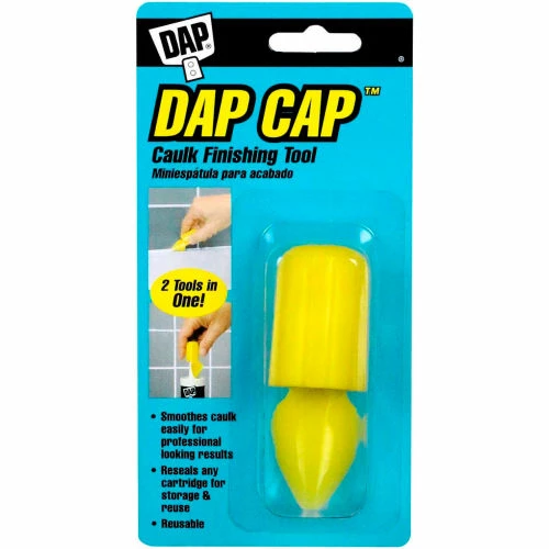DAP Products DAP® DAP CAP™ Caulk Finishing Tool - Yellow - 7079818570 - Pkg Qty 12 3 DAP Products DAP® DAP CAP™ Caulk Finishing Tool - Yellow - 7079818570 - Pkg Qty 12