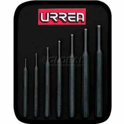 Urrea Drive Pin Punch Set, 47A, 7 Pieces