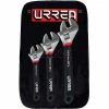 Urrea Cushion Grip Adjustable Wrench Set, 795G, 8", 10", 12", Chrome-Nickel Finish -Hand Tools popular store URR 795G