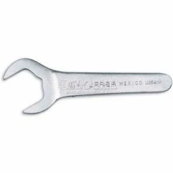 Urrea Metric Service Wrench, U3524M, 6 7/8" Long, 24 mm Opening, Polished Satin Finish