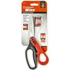 Crescent Wiss® 8-1/2" Stainless Steel All Purpose Tradesman Shears - Pkg Qty 4 -Hand Tools popular store WIS CW812S IMG INPACK
