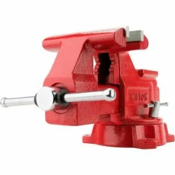 Wilton 28818 Model 674U 4-1/2" Jaw Width 2-3/4" Throat Depth Utility Workshop Vise W/ Swivel Base
