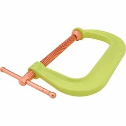 Wilton 20486 Model H410CS 0-10" Opening 5-3/8" Throat Depth Spark-Duty Drop Forged Hi-Vis C-Clamp