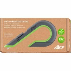 Slice® Ceramic Blade Auto-Retractable Box Cutter - 10503 20 Slice® Ceramic Blade Auto-Retractable Box Cutter - 10503 -Hand Tools popular store auto retractable box cutter ceramic blade packaging