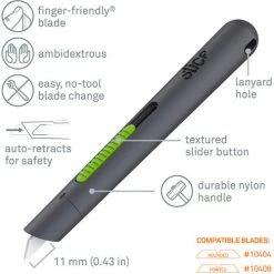 Slice® Ceramic Blade Auto-Retractable Pen Cutter - 10512 - Pkg Qty 12 -Hand Tools popular store auto retractable pen cutter features