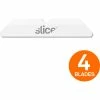 Slice® Replacement Ceramic Dual-Sided Blades - 10404 - Pack of 4 2 Slice® Replacement Ceramic Dual-Sided Blades - 10404 - Pack of 4 -Hand Tools popular store ceramic box cutter blades rounded tip 1 a