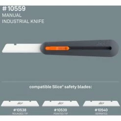 Slice® Manual Industrial Knife with 4" Rounded Blade - 10559 -Hand Tools popular store manual industrial knife compatible blades