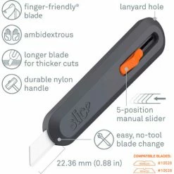 Slice® Manual Retractable Utility Knife - 10550 -Hand Tools popular store manual utility knife features